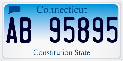 CT license plate AB95895