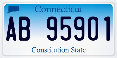 CT license plate AB95901