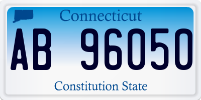 CT license plate AB96050