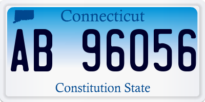 CT license plate AB96056