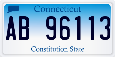 CT license plate AB96113