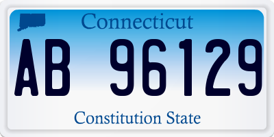 CT license plate AB96129