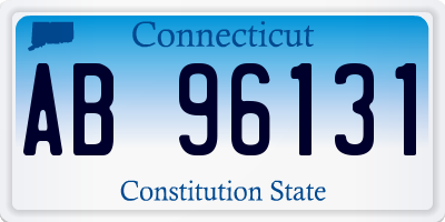 CT license plate AB96131