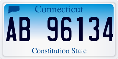 CT license plate AB96134