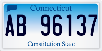 CT license plate AB96137