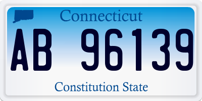 CT license plate AB96139