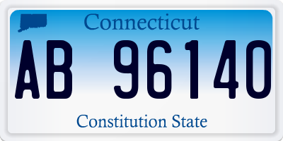 CT license plate AB96140
