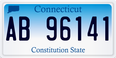 CT license plate AB96141