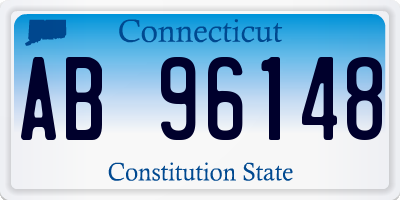 CT license plate AB96148