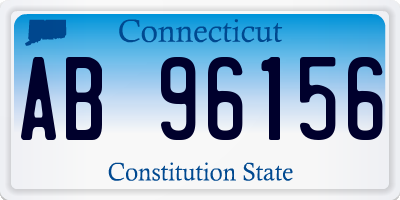 CT license plate AB96156