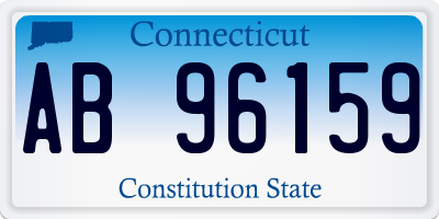 CT license plate AB96159