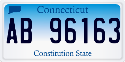 CT license plate AB96163