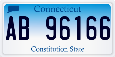 CT license plate AB96166