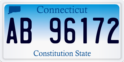 CT license plate AB96172