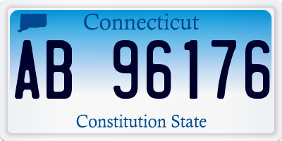 CT license plate AB96176