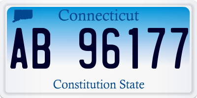 CT license plate AB96177
