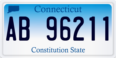 CT license plate AB96211