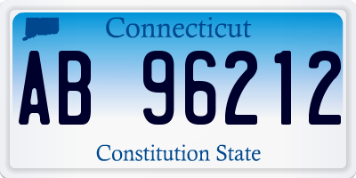 CT license plate AB96212