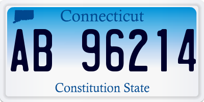 CT license plate AB96214