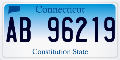 CT license plate AB96219