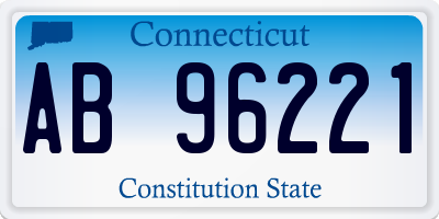 CT license plate AB96221