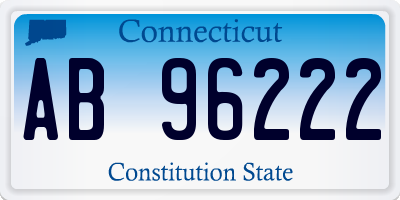 CT license plate AB96222