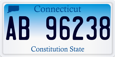 CT license plate AB96238