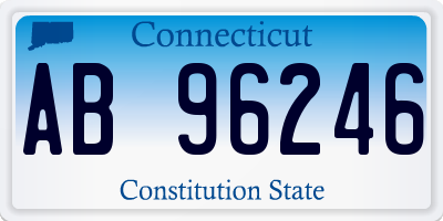 CT license plate AB96246