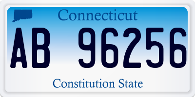 CT license plate AB96256