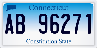 CT license plate AB96271