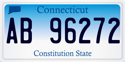 CT license plate AB96272