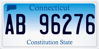 CT license plate AB96276