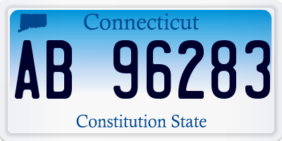 CT license plate AB96283