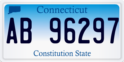 CT license plate AB96297