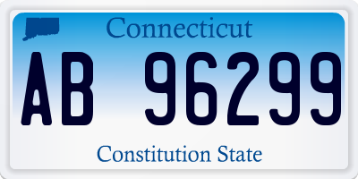 CT license plate AB96299