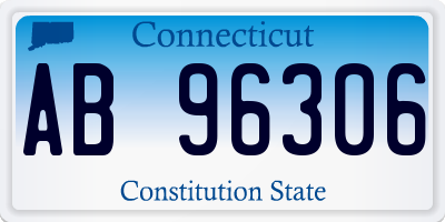 CT license plate AB96306