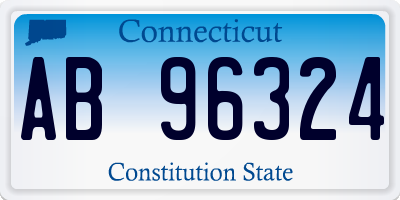 CT license plate AB96324