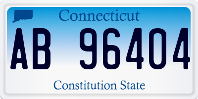 CT license plate AB96404