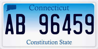 CT license plate AB96459