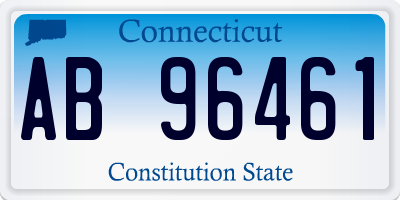 CT license plate AB96461