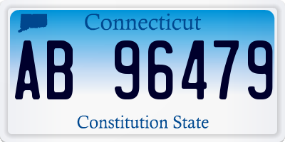 CT license plate AB96479