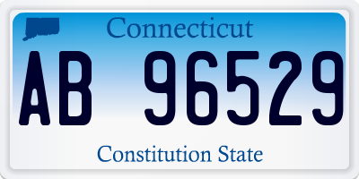 CT license plate AB96529