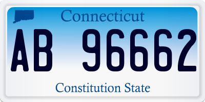CT license plate AB96662