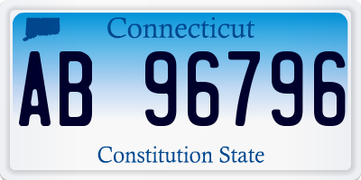 CT license plate AB96796