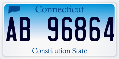 CT license plate AB96864