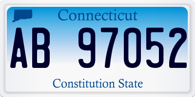 CT license plate AB97052