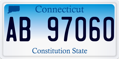 CT license plate AB97060