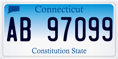 CT license plate AB97099