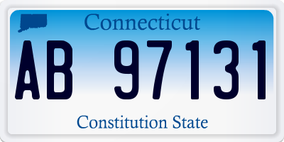 CT license plate AB97131