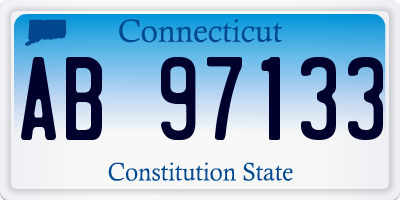 CT license plate AB97133